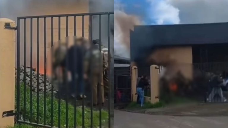 #Victoria : Hombre se prendió fuego en Victoria: Carabineros logró intervenir y fue trasladado a hospital