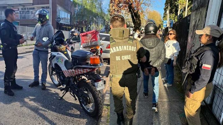 Región de La Araucanía #Temuco : Detienen a sujetos por violento robo en Temuco: simulaban ser trabajadores de delivery