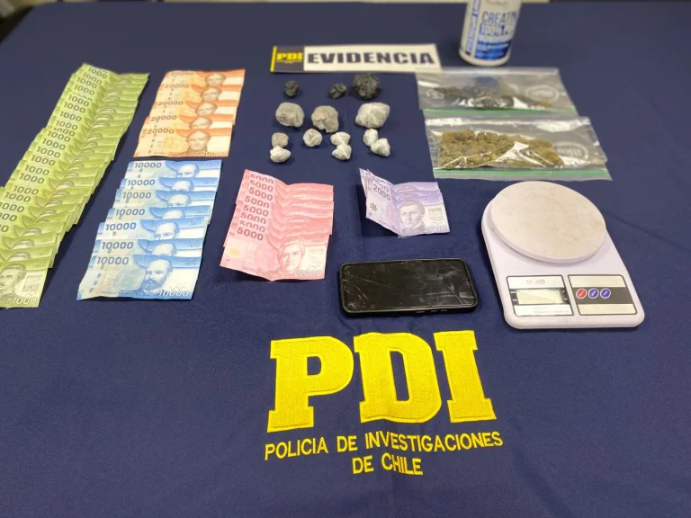 Region de La Araucania Angol : Un detenido por tráfico de drogas: incautaron cannabis y dinero en operativo policial en Angol