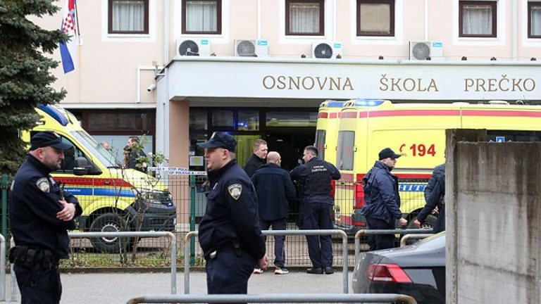 Exalumno mató a puñaladas a un niño en ataque a un colegio en Croacia